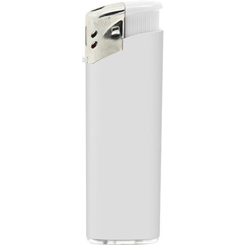 VIO®five 01 Elektronik-Feuerzeug , weiß, AS/ABS, 2,40cm x 8,10cm x 1,10cm (Länge x Höhe x Breite), Bild 1