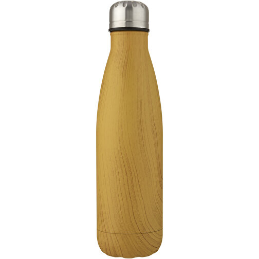 Cove 500 ml vakuumisolerad flaska av rostfritt stål med tryck i trä, Bild 4