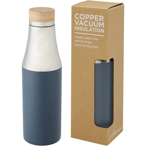 Bouteille Hulan de 540 ml en acier inoxydable avec cuivre et isolation par le vide avec couvercle , Image 1