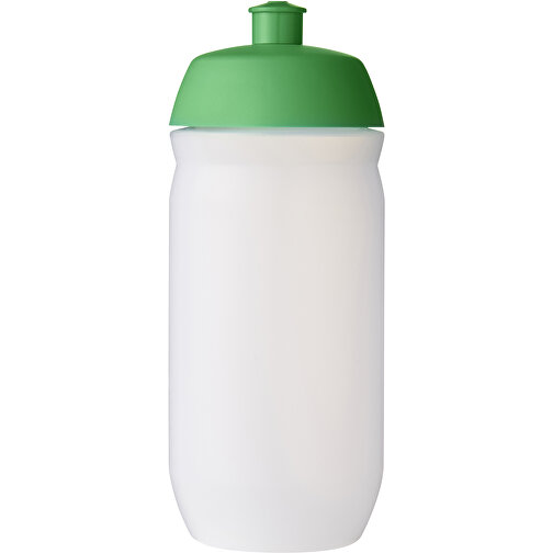 HydroFlex™ Clear 500 Ml Squeezy Sportflasche , grün / klar mattiert, MDPE Kunststoff, PP Kunststoff, 18,30cm (Höhe), Bild 3