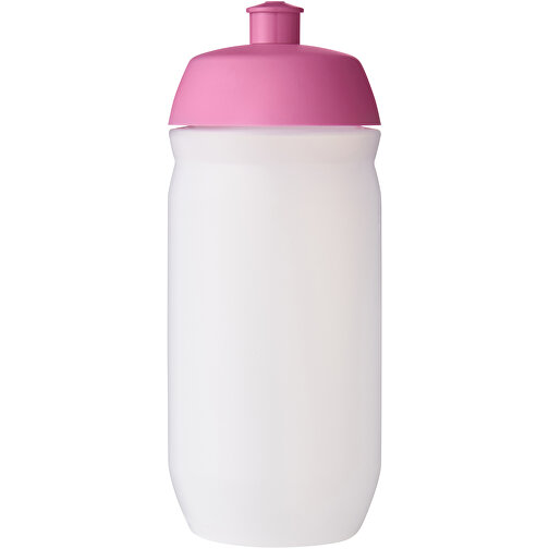 HydroFlex™ Clear 500 Ml Squeezy Sportflasche , rosa / klar mattiert, MDPE Kunststoff, PP Kunststoff, 18,30cm (Höhe), Bild 3