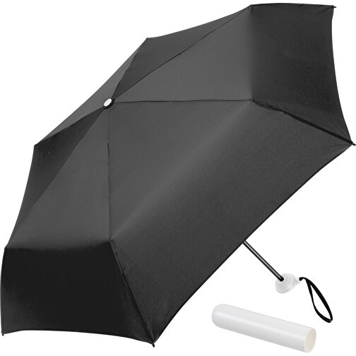 Mini-Taschenschirm FARE Tube® , Fare, schwarz-weiß, 100% Polyester-Pongee, , Bild 1