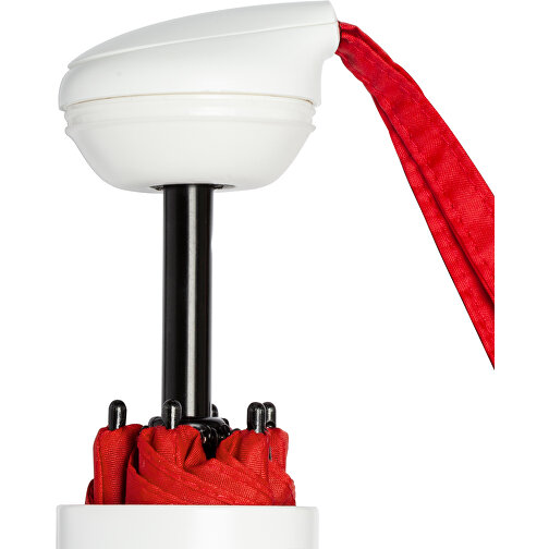Mini-Taschenschirm FARE Tube® , Fare, rot-weiß, 100% Polyester-Pongee, , Bild 2