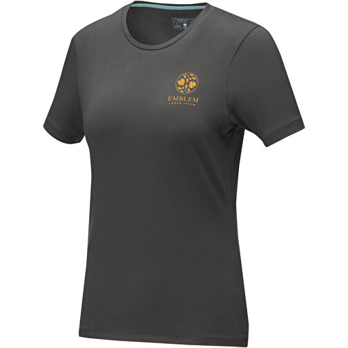 Balfour T-Shirt Für Damen , Green Concept, storm grey, Single jersey Strick 95% Bio Baumwolle, 5% Elastan, 200 g/m2, XXL, , Bild 2