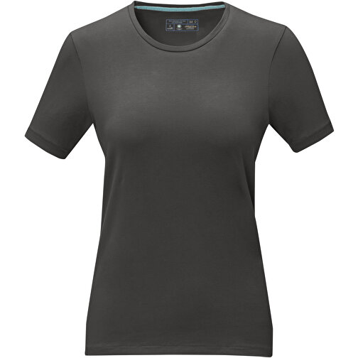 Balfour T-Shirt Für Damen , Green Concept, storm grey, Single jersey Strick 95% Bio Baumwolle, 5% Elastan, 200 g/m2, M, , Bild 3