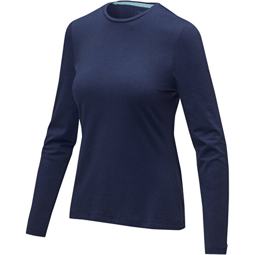 Ponoka Langarmshirt Für Damen , Green Concept, navy, Single jersey Strick 95% Bio Baumwolle, 5% Elastan, 200 g/m2, XXL, , Bild 1