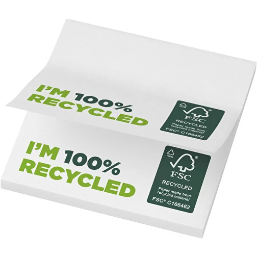 Notes autocollantes recyclées 75 x 75 mm Sticky-Mate®, Image 1