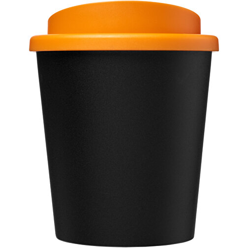 Americano® Espresso Eco 250 Ml Recycelter Isolierbecher , Green Concept, schwarz / orange, Recycelter PP Kunststoff, PP Kunststoff, 11,80cm (Höhe), Bild 3
