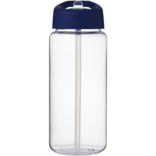 H2O Active® Octave Tritan™ 600 Ml Sportflasche Mit Ausgussdeckel , Green Concept, transparent klar / blau, Eastman Tritan™, 19,20cm (Höhe), Bild 3