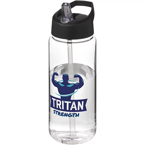 Bouteille de sport H2O Active® Octave Tritan™ de 600 ml avec couvercle à bec verseur, Image 2