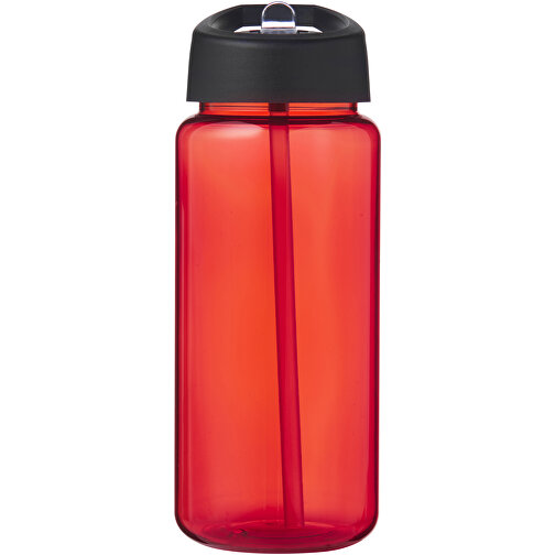 H2O Active® Octave Tritan™ 600 Ml Sportflasche Mit Ausgussdeckel , Green Concept, rot / schwarz, Eastman Tritan™, 19,20cm (Höhe), Bild 3