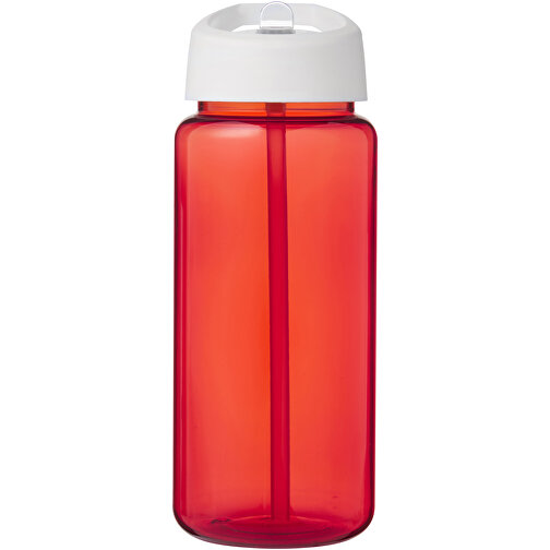 H2O Active® Octave Tritan™ 600 Ml Sportflasche Mit Ausgussdeckel , Green Concept, rot / weiß, Eastman Tritan™, 19,20cm (Höhe), Bild 3