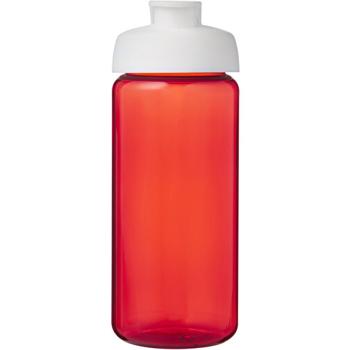 H2O Active® Octave Tritan™ 600-ml-Sportflasche Mit Klappdeckel , Green Concept, rot / weiß, Eastman Tritan™, 19,40cm (Höhe), Bild 3