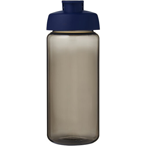H2O Active® Octave Tritan™ 600-ml-Sportflasche Mit Klappdeckel , Green Concept, kohle / blau, Eastman Tritan™, 19,40cm (Höhe), Bild 3