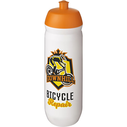 HydroFlex™ 750 Ml Squeezy Sportflasche , orange / weiss, MDPE Kunststoff, PP Kunststoff, 23,20cm (Höhe), Bild 2