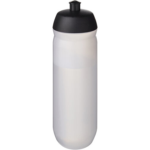 HydroFlex™ Clear 750 Ml Squeezy Sportflasche , schwarz / klar mattiert, MDPE Kunststoff, PP Kunststoff, 23,20cm (Höhe), Bild 1
