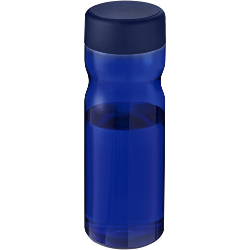 H2O Active® Base Tritan™ 650-ml-Sportflasche Mit Drehdeckel , Green Concept, blau, Eastman Tritan™, 20,60cm (Höhe), Bild 1
