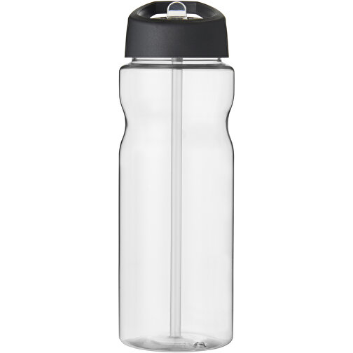 H2O Active® Base Tritan™ 650 Ml Sportflasche Mit Ausgussdeckel , Green Concept, transparent klar / schwarz, Eastman Tritan™, 21,80cm (Höhe), Bild 3