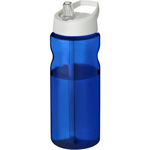 H2O Active® Base Tritan™ 650 Ml Sportflasche Mit Ausgussdeckel , Green Concept, blau / weiss, Eastman Tritan™, 21,80cm (Höhe), Bild 1