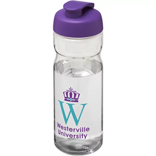 Bouteille de sport H2O Active® Base Tritan™ de 650 ml à couvercle à clapet, Image 2