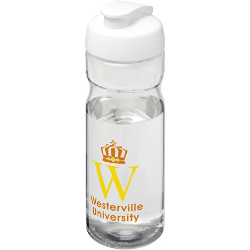 Bouteille de sport H2O Active® Base Tritan™ de 650 ml à couvercle à clapet, Image 2