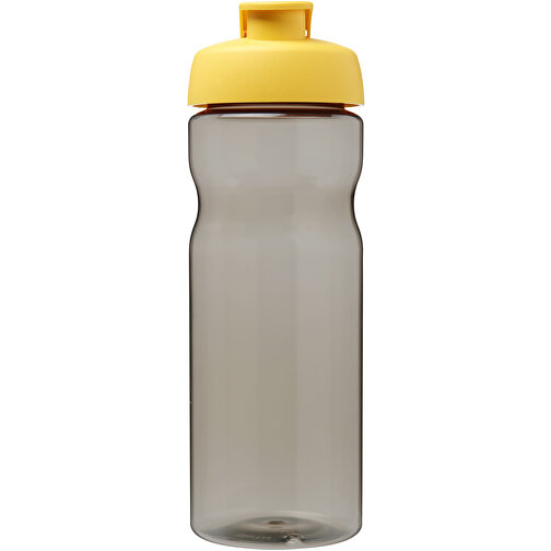 H2O Active® Base Tritan™ 650 Ml Sportflasche Mit Klappdeckel , Green Concept, kohle / gelb, Eastman Tritan™, 22,10cm (Höhe), Bild 3