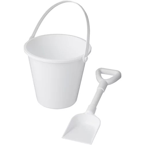 Seau et pelle de plage Tides en plastique recyclé, Image 1