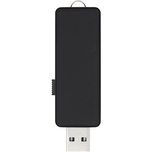 Light Up USB Stick Mit Weissem Licht , schwarz / silber / weiss MB , 16 GB , ABS Kunststoff MB , 6,00cm x 1,30cm x 2,00cm (Länge x Höhe x Breite), Bild 4