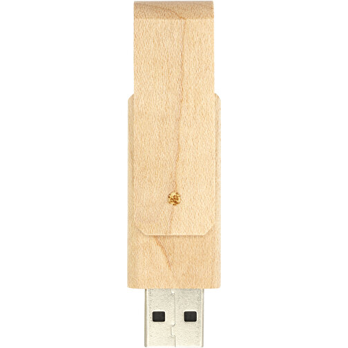 Rotate USB Stick Aus Holz , hellbraun MB , 16 GB , Holz MB , 6,20cm x 1,30cm x 2,00cm (Länge x Höhe x Breite), Bild 4