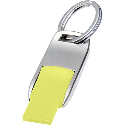 Flip USB Stick , limone MB , 32 GB , Zink Legierung, Kunststoff MB , 4,60cm x 0,60cm x 1,90cm (Länge x Höhe x Breite), Bild 1