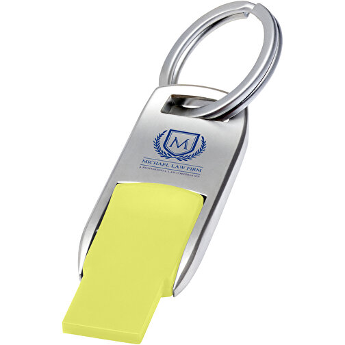 Flip USB Stick , limone MB , 8 GB , Zink Legierung, Kunststoff MB , 4,60cm x 0,60cm x 1,90cm (Länge x Höhe x Breite), Bild 2