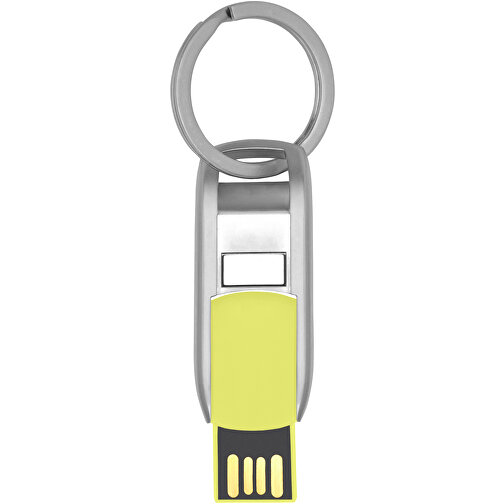 Flip USB Stick , limone MB , 8 GB , Zink Legierung, Kunststoff MB , 4,60cm x 0,60cm x 1,90cm (Länge x Höhe x Breite), Bild 4