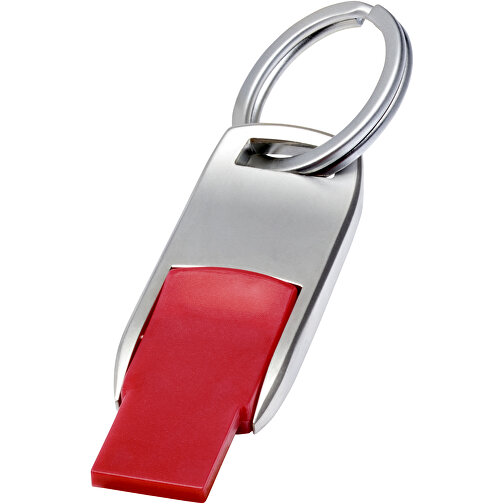 Flip USB Stick , rot MB , 16 GB , Zink Legierung, Kunststoff MB , 4,60cm x 0,60cm x 1,90cm (Länge x Höhe x Breite), Bild 1