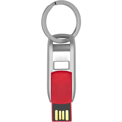 Flip USB Stick , rot MB , 16 GB , Zink Legierung, Kunststoff MB , 4,60cm x 0,60cm x 1,90cm (Länge x Höhe x Breite), Bild 4