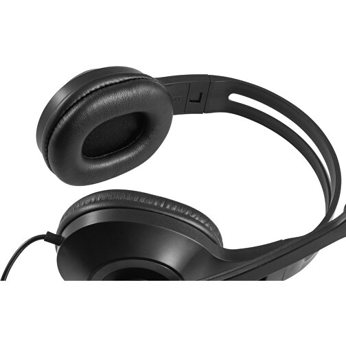 KILBY. Verstellbarer Kopfhörer Mit Mikrofon Aus ABS Und PP , grau, ABS, PP, , Bild 5