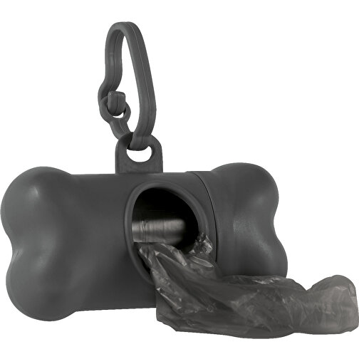 TROTTE. Spender Für Hundekotbeutel , schwarz, PP, 42,00cm (Höhe), Bild 2