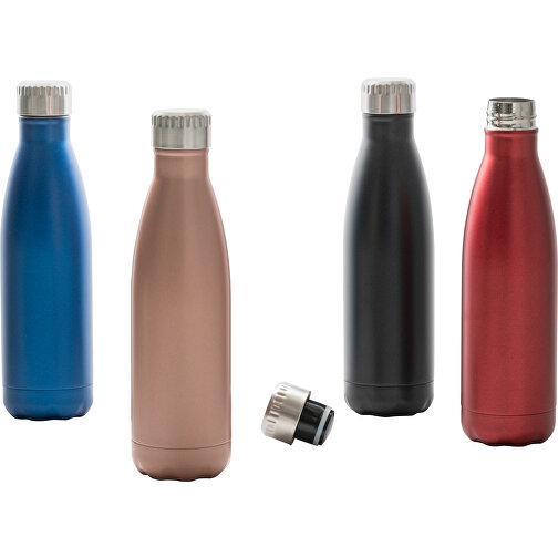 SHOW SATIN. Trinkflasche Aus Edelstahl 540ml , rot, Edelstahl, , Bild 5