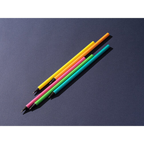 LUCIAN. Bleistift , orange, Holz, , Bild 4