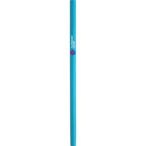 LUCIAN. Fluoreszierender Bleistift Aus Holz , hellblau, Holz, , Bild 3
