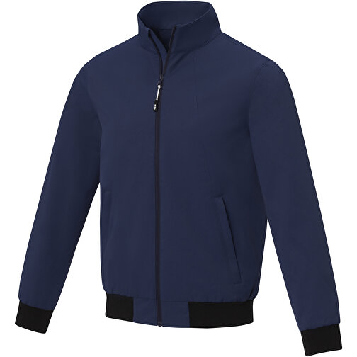 Keefe Leichte Bomberjacke - Unisex , navy, 240T cotton feel twill with TPU clear lamination 100% Polyester, 188 g/m2, Lining, 210T taffeta 100% Polyester, 60 g/m2, 3XL, , Bild 1