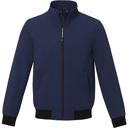 Keefe Leichte Bomberjacke - Unisex , navy, 240T cotton feel twill with TPU clear lamination 100% Polyester, 188 g/m2, Lining, 210T taffeta 100% Polyester, 60 g/m2, XXL, , Bild 3