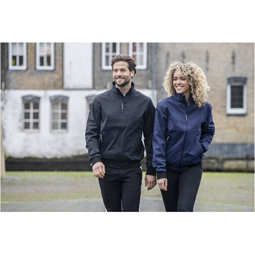 Keefe Leichte Bomberjacke - Unisex , navy, 240T cotton feel twill with TPU clear lamination 100% Polyester, 188 g/m2, Lining, 210T taffeta 100% Polyester, 60 g/m2, L, , Bild 5
