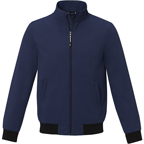 Keefe Leichte Bomberjacke - Unisex , navy, 240T cotton feel twill with TPU clear lamination 100% Polyester, 188 g/m2, Lining, 210T taffeta 100% Polyester, 60 g/m2, XS, , Bild 3