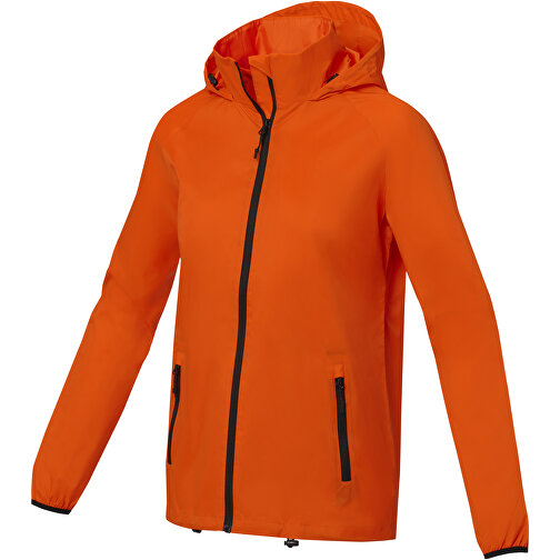Dinlas Leichte Jacke Für Damen , orange, 280T ripstop  100% Nylon, 72 g/m2, Lining, 210T taffeta 100% Polyester, 60 g/m2, M, , Bild 1