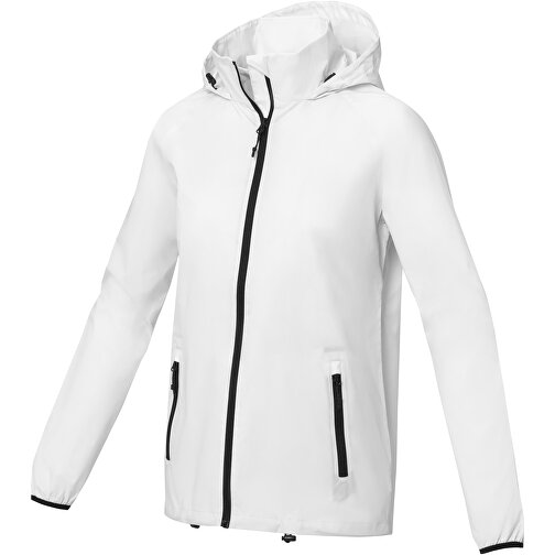 Dinlas Leichte Jacke Für Damen , weiß, 280T ripstop  100% Nylon, 72 g/m2, Lining, 210T taffeta 100% Polyester, 60 g/m2, L, , Bild 1