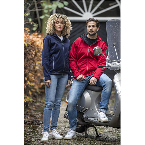 Match Softshelljacke Für Herren , storm grey, Single jersey Strick 90% Polyester, 10% Elastan, 360 g/m2, Bonding, Microfleece 100% Polyester, L, , Bild 5