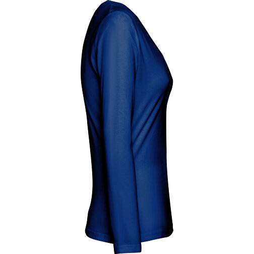 THC BUCHAREST WOMEN. Langärmeliges Tailliertes T-Shirt Für Frauen Aus Baumwolle , königsblau, 100% Baumwolle, M, 63,00cm x 44,00cm (Länge x Breite), Bild 3
