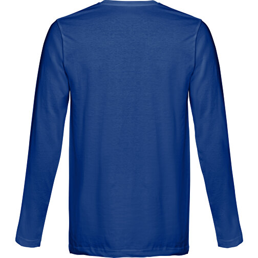 THC BUCHAREST. Herren Langarm T-Shirt , königsblau, 100% Baumwolle, S, 71,00cm x 50,00cm (Länge x Breite), Bild 2