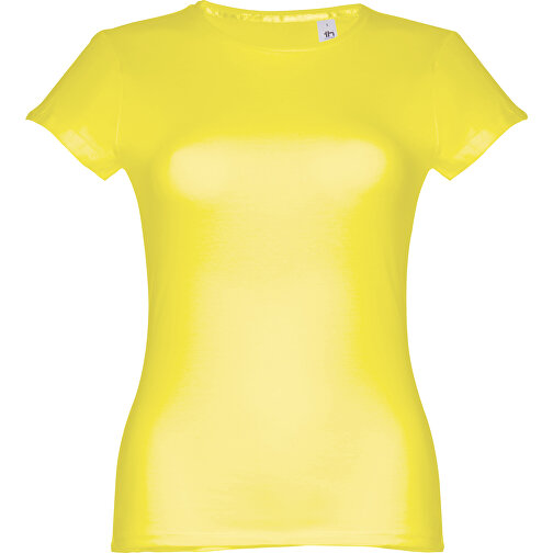 THC SOFIA 3XL. Damen T-shirt , zitronengelb, 100% Baumwolle, 3XL, 70,00cm x 56,00cm (Länge x Breite), Bild 1