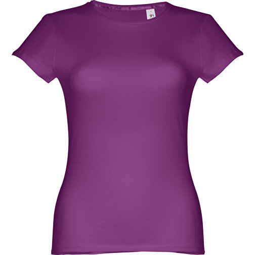 THC SOFIA. Tailliertes Damen-T-Shirt , lila, 100% Baumwolle, XL, 66,00cm x 50,00cm (Länge x Breite), Bild 1